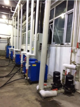空壓機余熱回收熱水系統